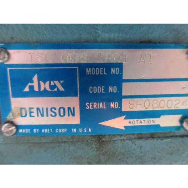 ABEX Equatorial Guinea  DENISON MOTOR T5C 008 1R01 A1 934-48566  T5C0081R01A1 HYDRAULIC PUMP #5 image