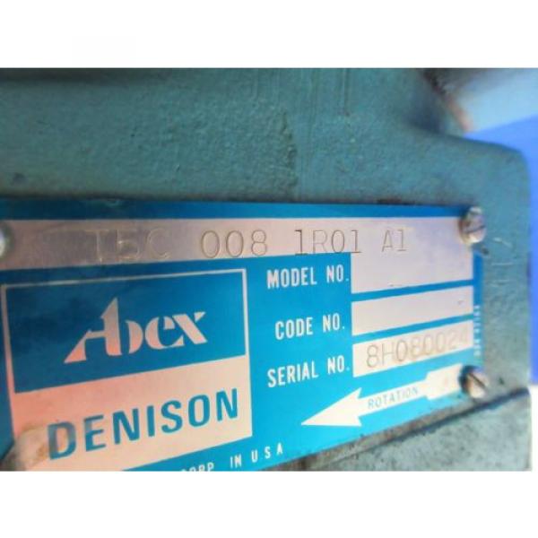 ABEX Equatorial Guinea  DENISON MOTOR T5C 008 1R01 A1 934-48566  T5C0081R01A1 HYDRAULIC PUMP #8 image