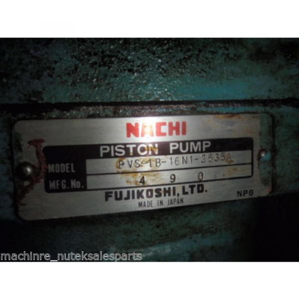 Nachi Piston Pump PVS-1B-16N1-2535A _ UPV-1A-16N1-15A-4-2535A _ Motor LTIS70-NR #5 image