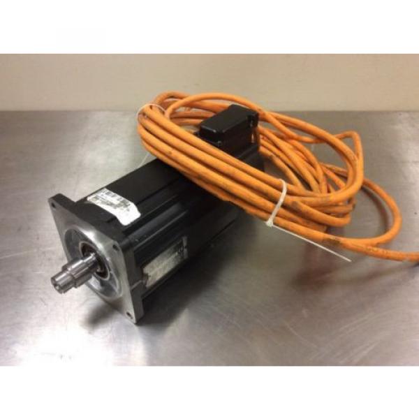 REXROTH Kuwait  INDRAMAT MKD090B-047-GP1-KN SERVO MOTOR WITH CABLE #6 image