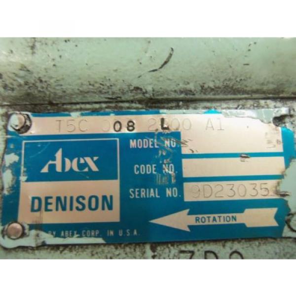 DENISON Jordan  T5C-008-2L00-A1 MOTOR USED #4 image