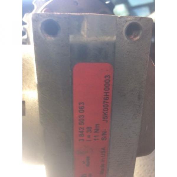 REXROTH Greenland  BOSCH GROUP GEAR MOTOR 34Y6BFPPP  3 842 503 063 ROBOT BELT DRIVE #4 image