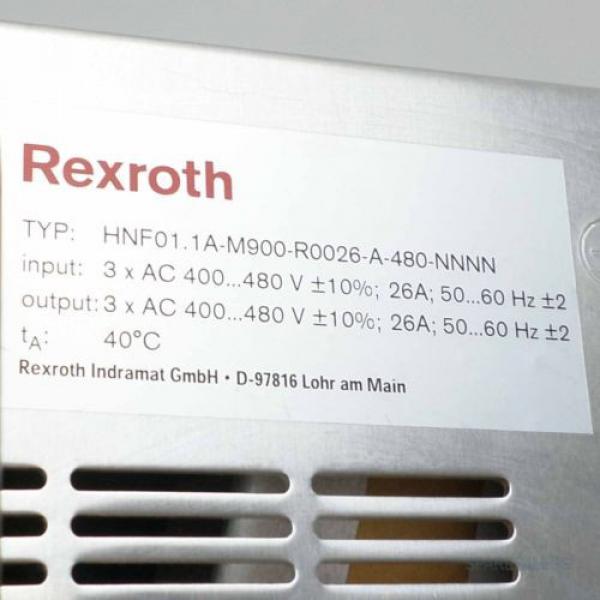 Rexroth Micronesia  Netzfilter HNF011A-M900-R0026-A-480-NNNN GEB #3 image