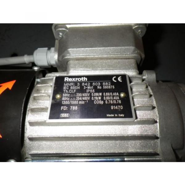 Rexroth Israel  3 842 503 582 w/ Gearbox 3 842 519 244 #2 image