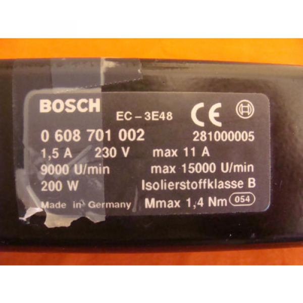 BOSCH Germany  REXROTH MOTOR EC-3E48 15 AMP 230 VOLT FOR PS 6 PRESS SPINDLE #2 image