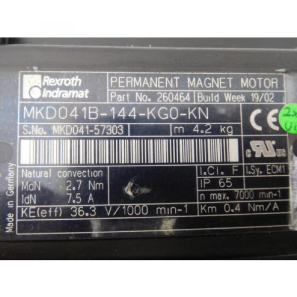 Rexroth Lithuania  Indramat MKD 041B-144-KG0-KN unbenutzt #5 image