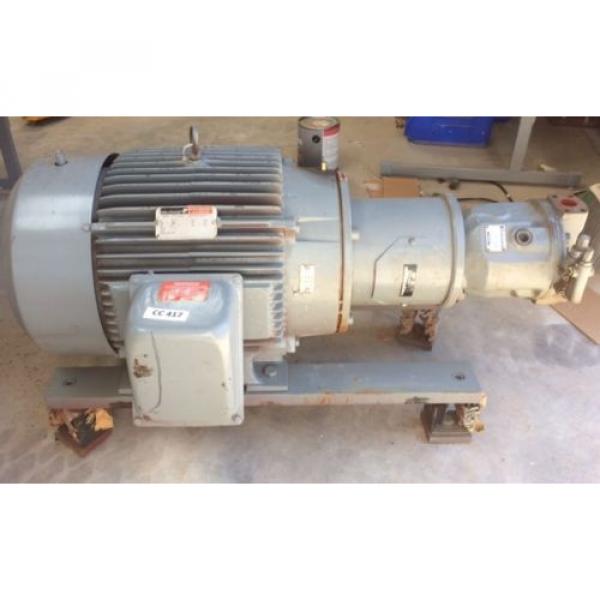 Rexroth Kazakhstan  Hydraulic pumps MDL AA10VS071 w Reliance 40 HP Motor DUTY MASTER 3 PH #1 image