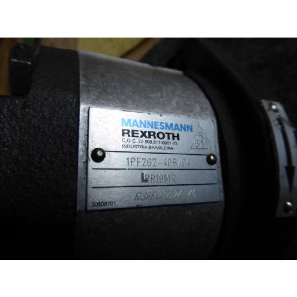 Origin Kazakhstan  MANNESMANN REXROTH GEAR pumps 1PF2G2-40B/04 LRR19MR #4 image