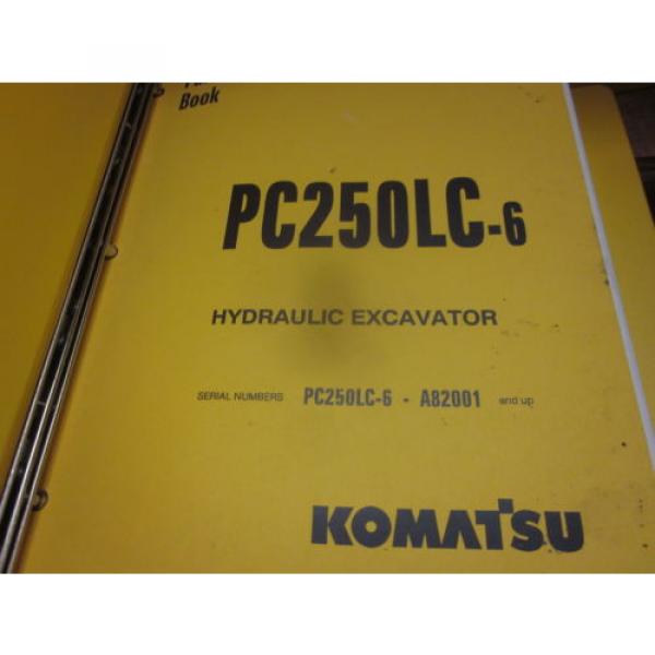 Komatsu St. Lucia  PC250LC-6 Hydraulic Excavator Parts Book Manual #1 image