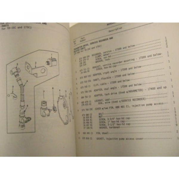KOMATSU Monaco  DRESSER DT-414 414B 466 466B 466C DTI466C PARTS BOOK MANUAL 1986 #4 image